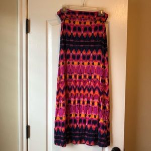 Cynthia Rocket multi color maxi skirt